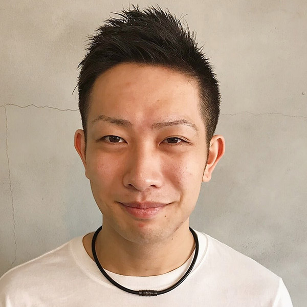 ピフデザインのメンズスタイルの一例。