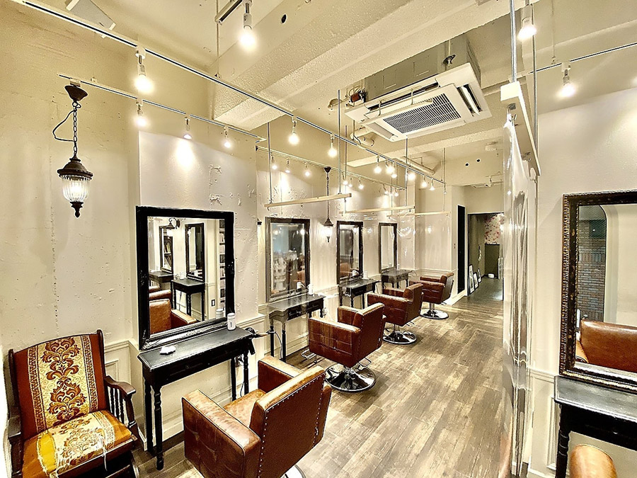 hair & fashion shiomi Hの店内写真