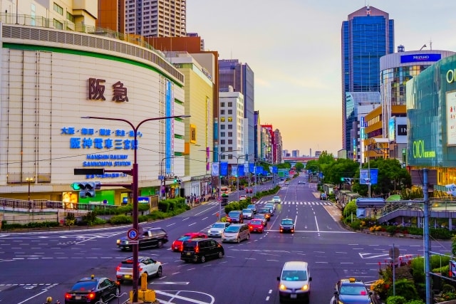 三宮駅周辺の風景
