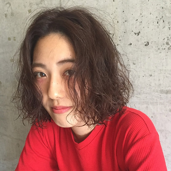 ハッチのパーマスタイルの写真