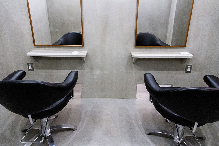 hair salon ICHARIの店内の写真