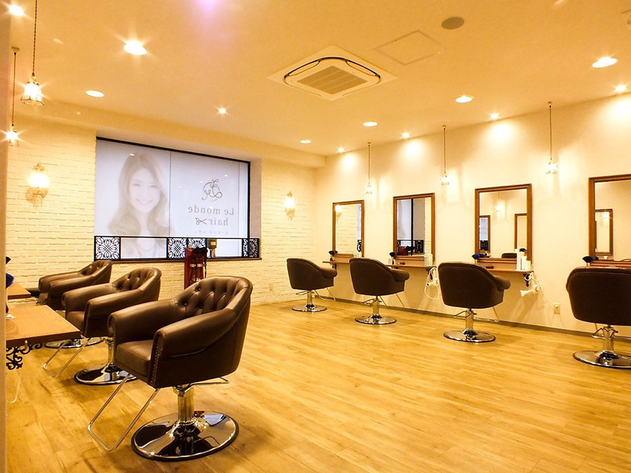 Le monde hairの店内の写真