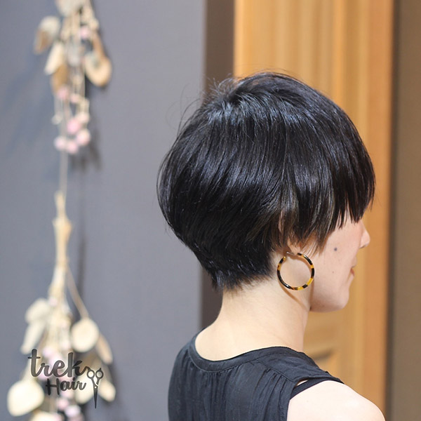 ヘアリセッターのショートスタイルのスタイル例