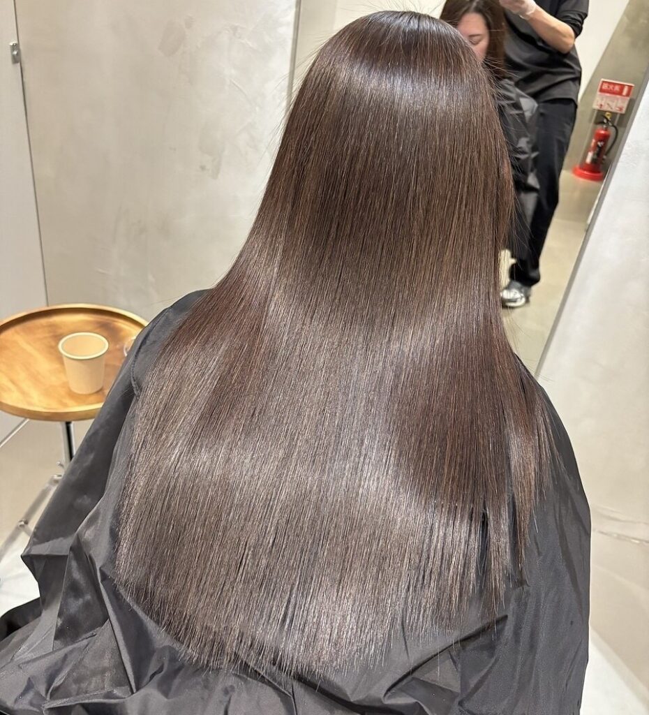 吉野ヘアダメージ研究所 岡山店のストレートヘアスタイル