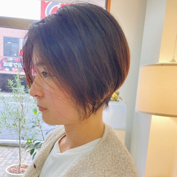 トリートメントストレートの施術例。