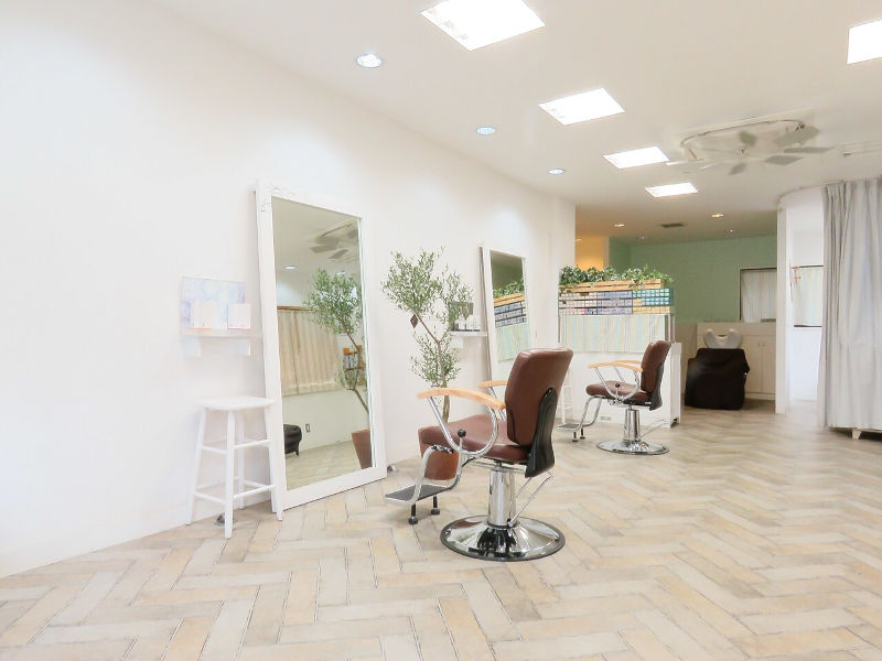 イントゥヘアの店内の様子
