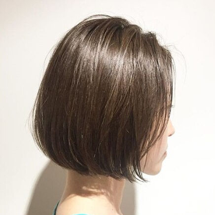 大人かわいいボブスタイルの写真