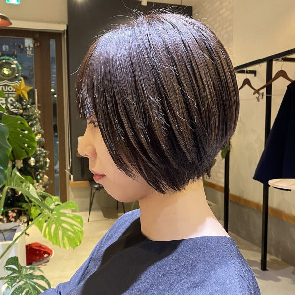 コンパクトなショートスタイル
