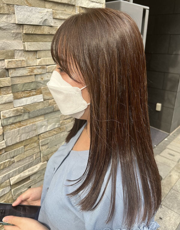 グリーヘアプロデュースのストレートスタイル