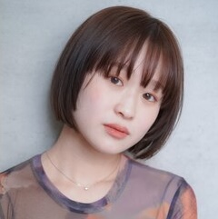 alpha touchのストレートボブスタイル