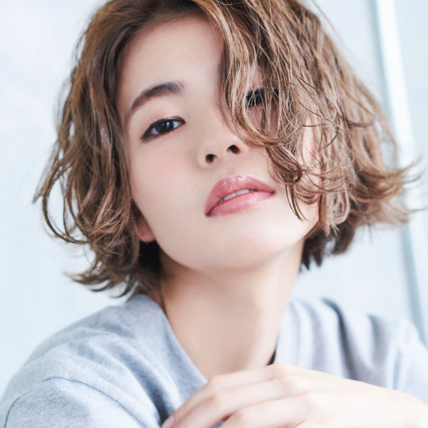 ショートボブスタイルの写真