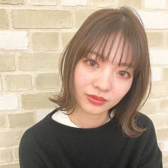 SCoo by el zafiro梅田茶屋町店の外はねボブスタイルの写真