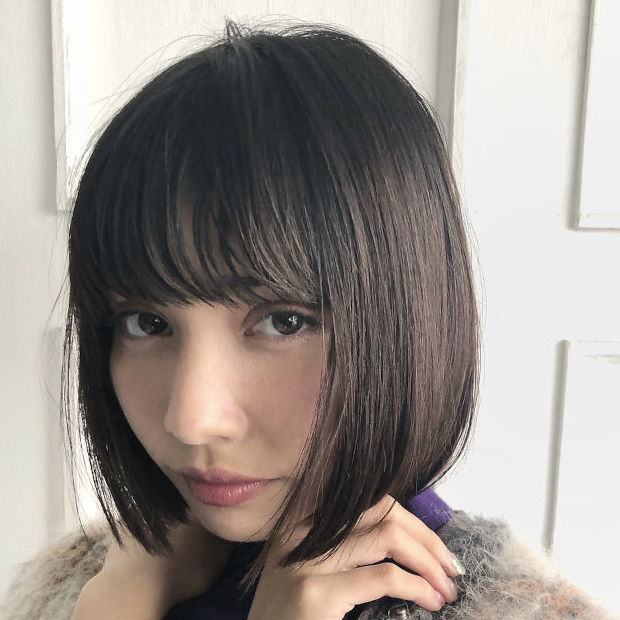 白髪染めが得意な梅田のヘアサロンフラヴのボブスタイル