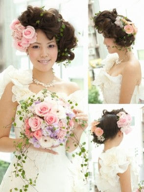 ケーシーのブライダルヘアメイクのスタイル例