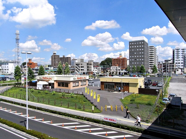宇都宮の街並み