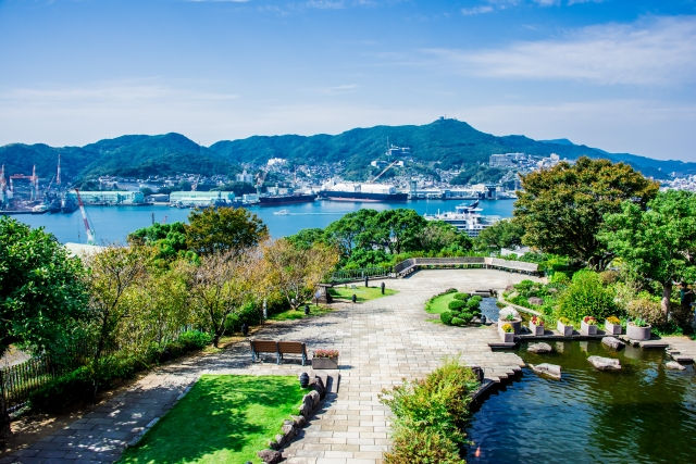 長崎グラバー園からの景色