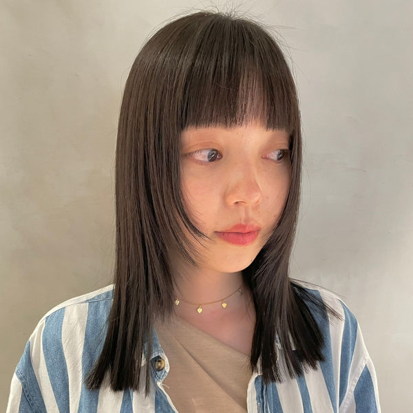 ケシキサガのレイヤーストレートスタイル