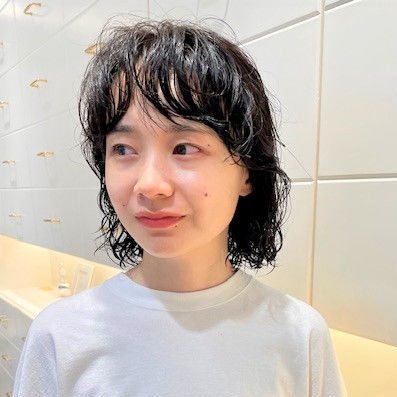 BEHIVE 一番町店 AVEDAのパーマボブスタイル