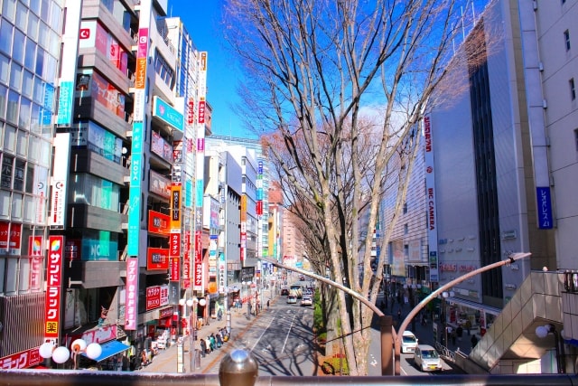 立川の街並みの写真