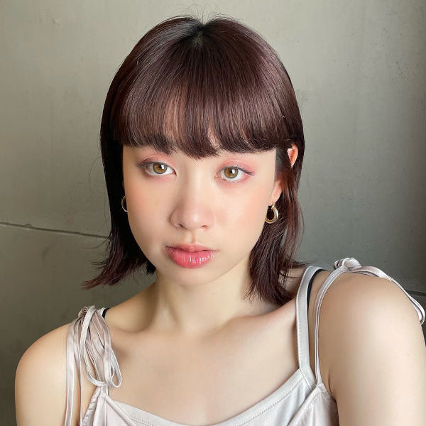 ヘアメイク ワン ツジドウの艶やかなカラースタイル