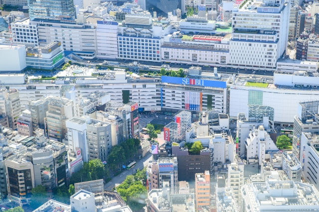 池袋の街並み