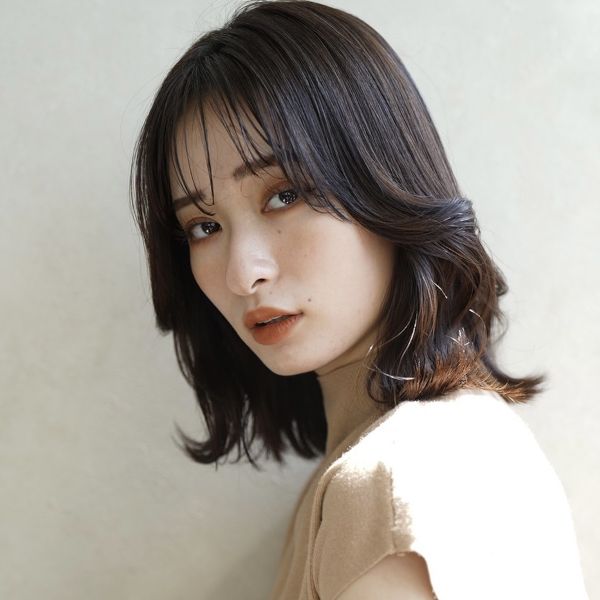 LUXBE UNITED 神戸三宮いくたロード店のツヤ髪スタイル