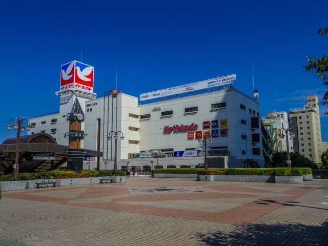 JR船橋駅北口のイトーヨーカドー周辺