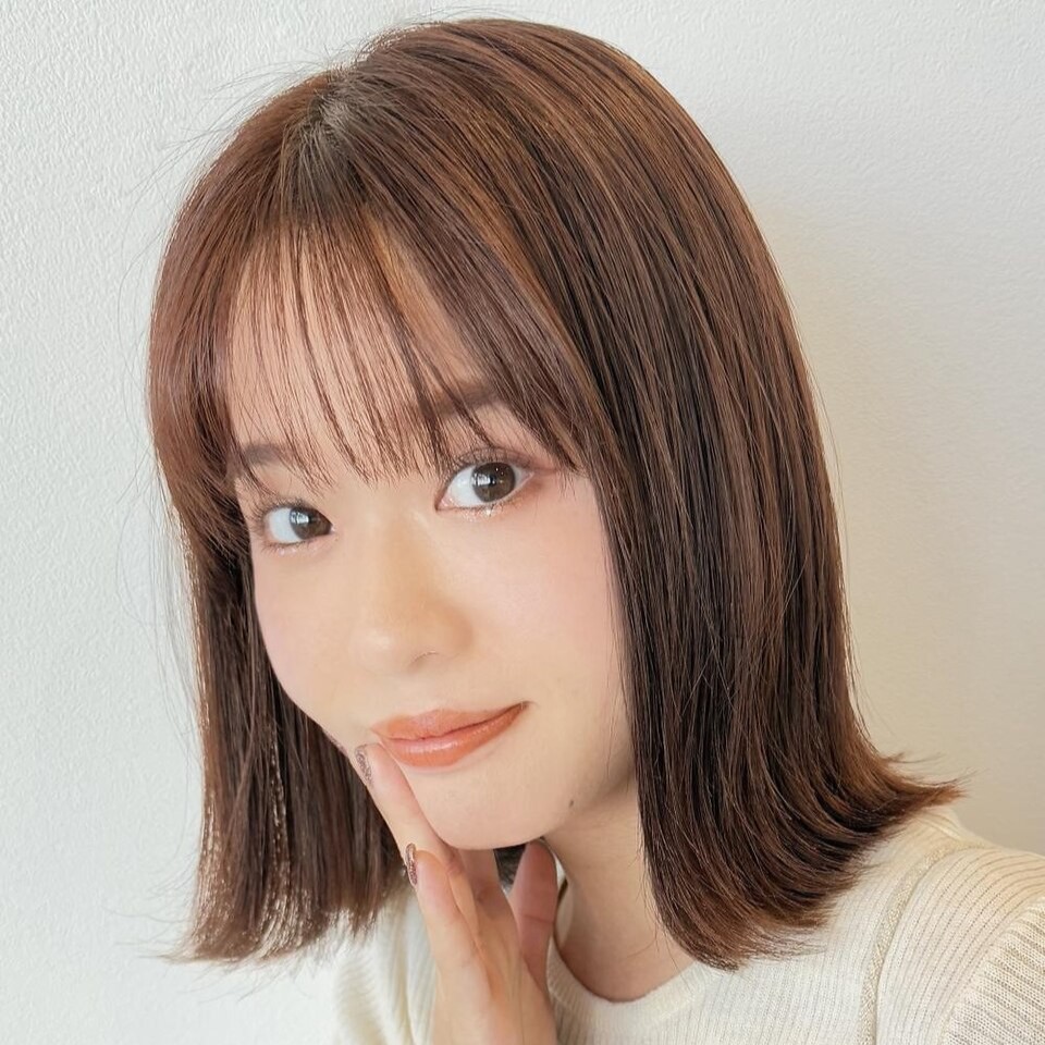 Agu hair SHIBUYAのミディアムスタイル