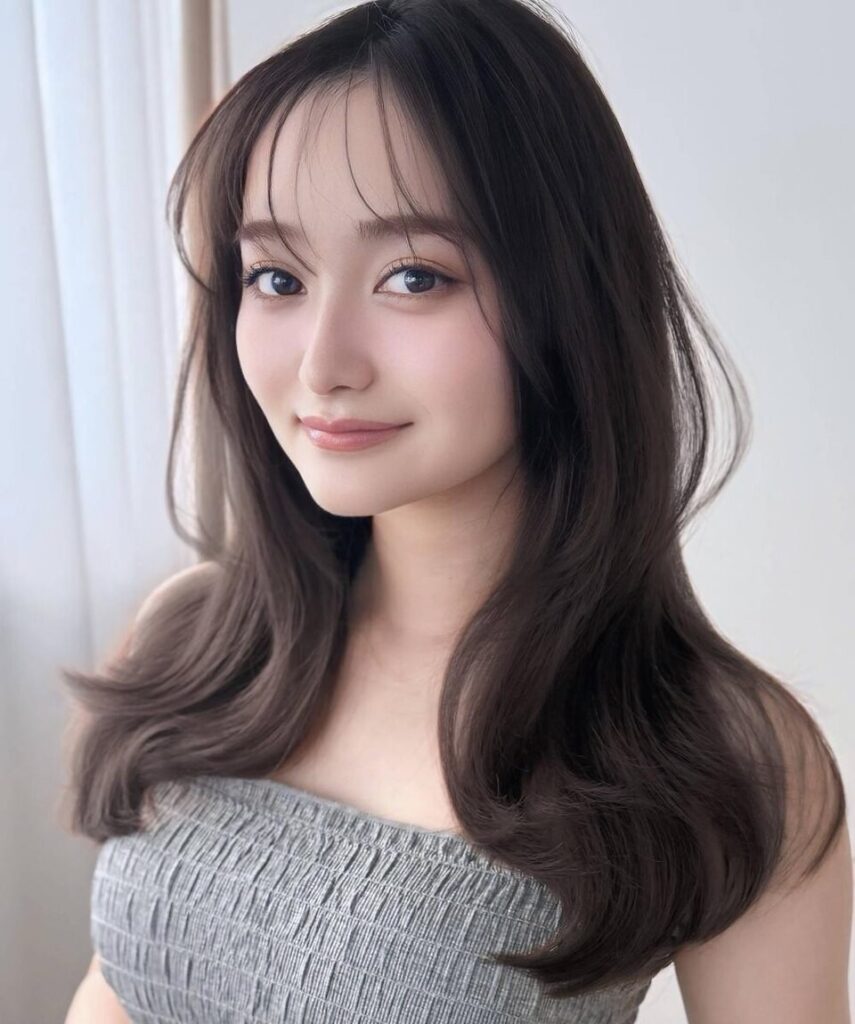 Agu hair SHIBUYAのセミロングスタイル