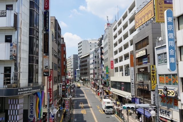 高田馬場エリアの風景写真