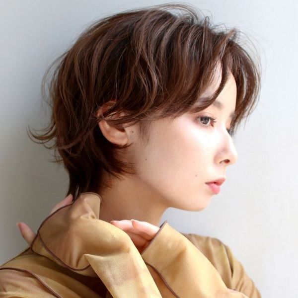 across hairdesign 蒲田東口のショートカットヘアスタイル
