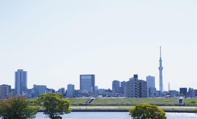 北千住方面の風景写真