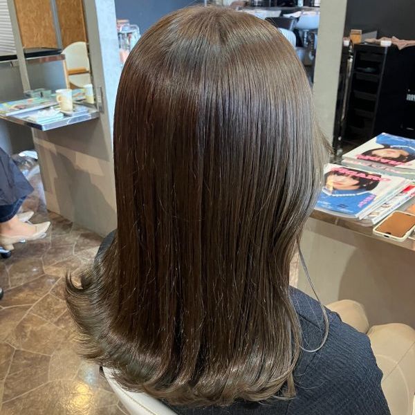 GLANZ HAIR DESIGNのつややかなロングヘア