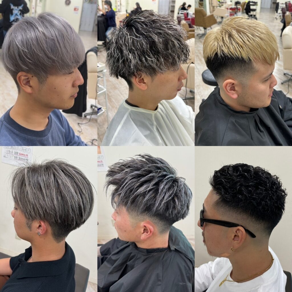無造作な動きが魅力のメンズパーマ