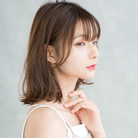 ビス バイ ダンケの潤いたっぷりのヘアスタイルの写真