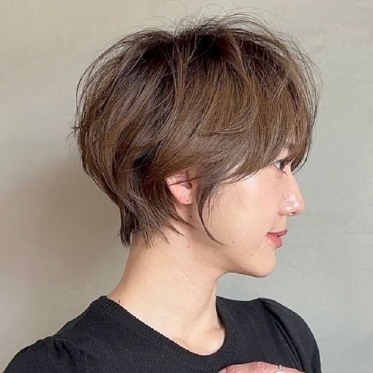 hair shop N&A 春日部東口店のおしゃれなショートスタイル