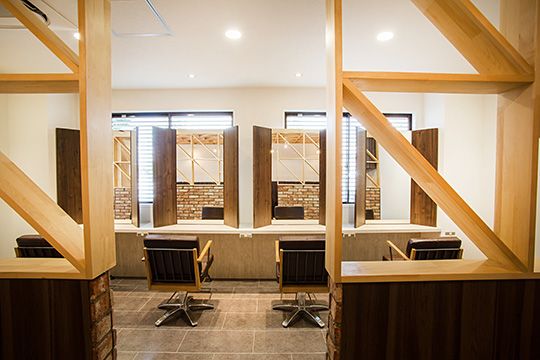 hair shop N&A 春日部東口店の店内の写真