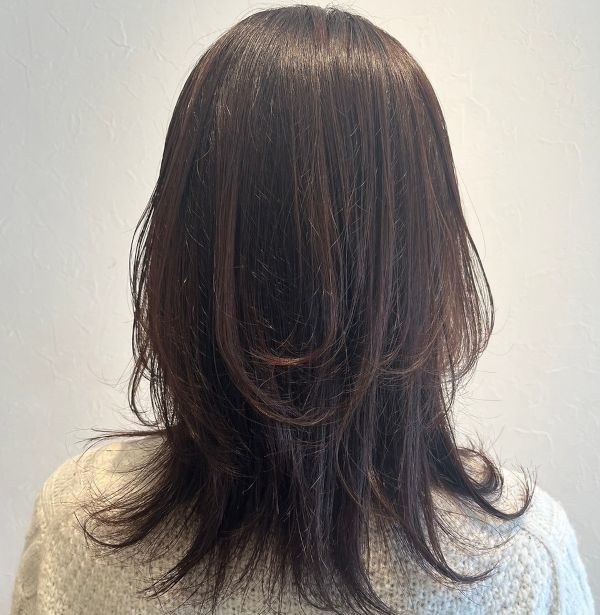 hair shop N&A 春日部東口店のナチュラル巻き髪スタイル
