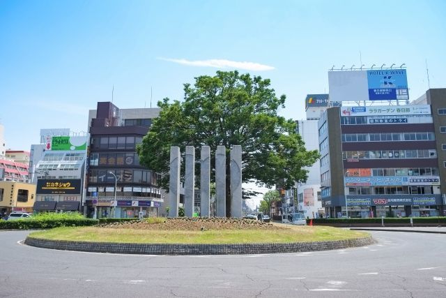 春日部駅西口エリアの風景写真