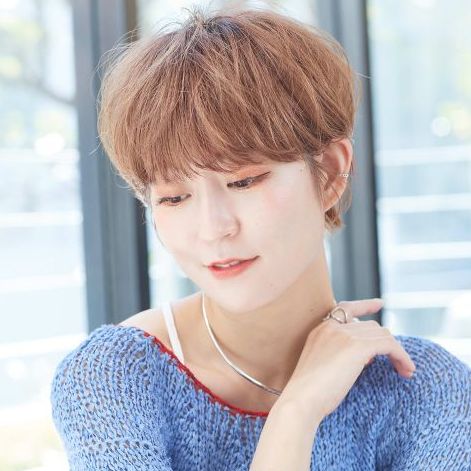 ZEST 八王子店のマッシュショートスタイル