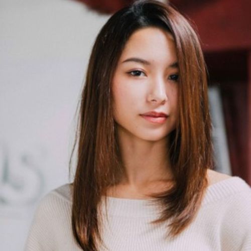 hair salon SHIAN 八王子店の潤いのあるツヤ髪