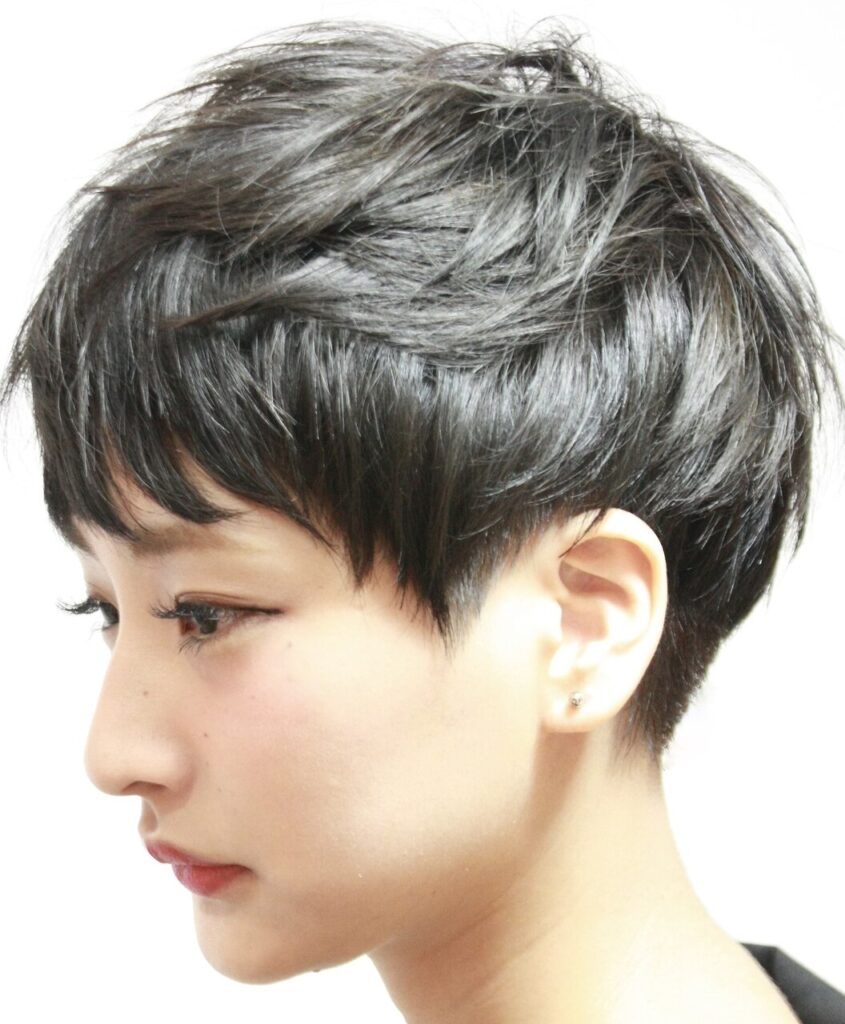 HAIR DESIGN RISKのショートスタイル