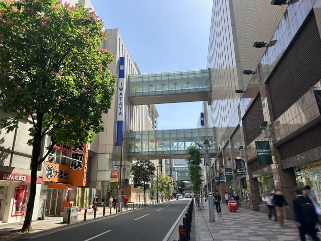 天神の街の風景写真