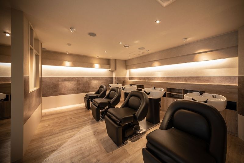 tocca hair&treatment 天神店のシャンプー台の写真