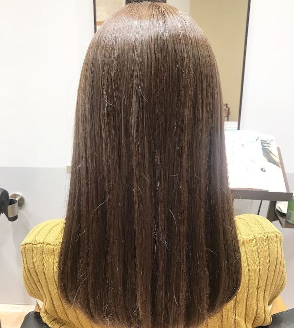 iru hair 海老名のサラサラのヘアスタイル