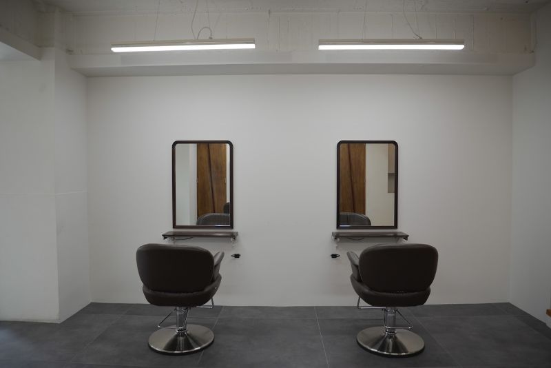 biace hair salonのセット面の写真