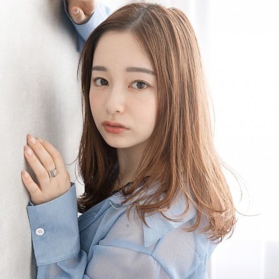 her HAIRのロングスタイル