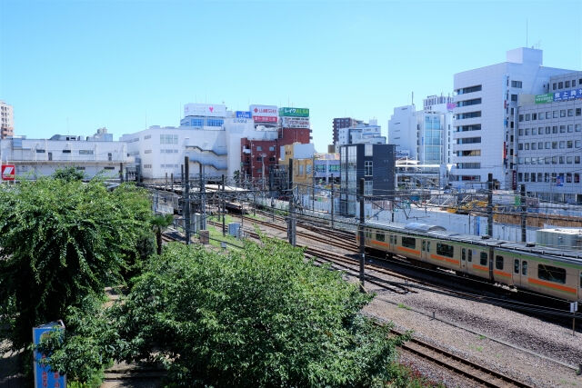 川越駅の風景