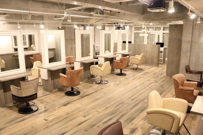 HAIR　SALON　Mの店内空間