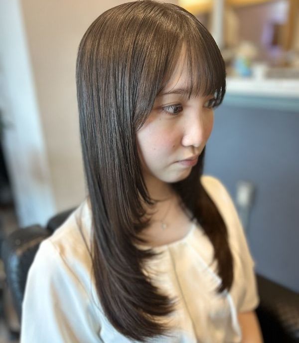 NEW.川越のストレートヘアスタイル